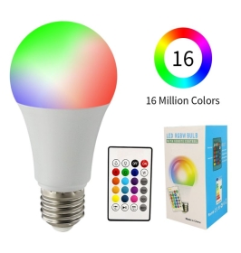 Smart Led Light Bulb Rgb Lamp E26 E27 B22 Home Smart Lighting