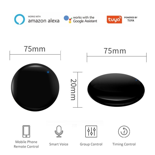 Smart IR Remote Control Hub Infrared Wireless Remote Control Smart Life/Tuya APP Alexa